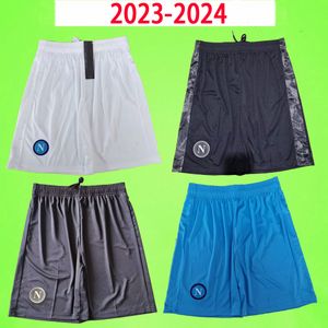 23/24 Napoli pantalones cortos de fútbol Nápoles 2023 2024 OSIMHEN KVARATSKHELIA MARADONA ZIELINSKI pantalones de fútbol para hombre uniforme de portero GK hogar lejos tercer azul blanco negro S-2XL