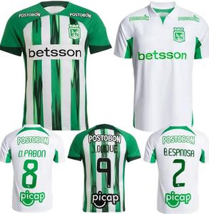 24-25 Maillots de football Atletico Nacional Medellin DHgate Discount Fashion DesignPABON 8 DUQUE 9 JARLAN 10 MOSQUERA 15 CANDELO 19 wear