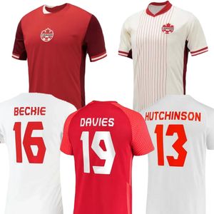 Jerseys de football 24-25 Canada personnalisé Davies 19 Larin 17 Custom Thai Quality Soccer Jersey Hoilett 10 Cavallini 11 David 20 Kaye 14 Laryea 22 Yakuda Football Wear