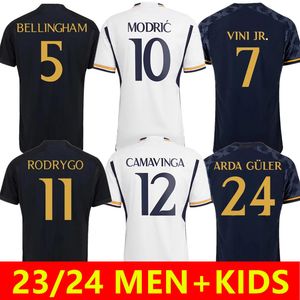 MÄNNER Kinder 2023 2024 Fußballtrikots VINI JR MODRIC Fußballtrikots 23/24 Camiseta de futbol KROOS BELLINGHAM CAMAVINGA VALVERDE RODRYGO ALABA Kinderfußballtrikot