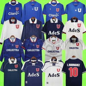 Universidad de Chile retro voetbalshirts 1994 1995 1996 1998 2000 2001 2011 RODRIGUEZ HAZLEL E.VARGAS SALAS 94 95 96 98 00 01 11 voetbalshirt vintage lange mouw