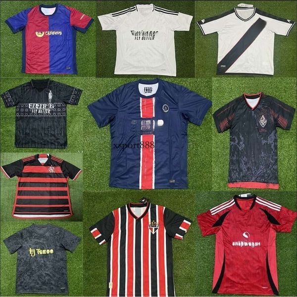 Versión tailandesa del Club S O Paulo Paris Da Gama A C Four Away Flamengo Football Jersey