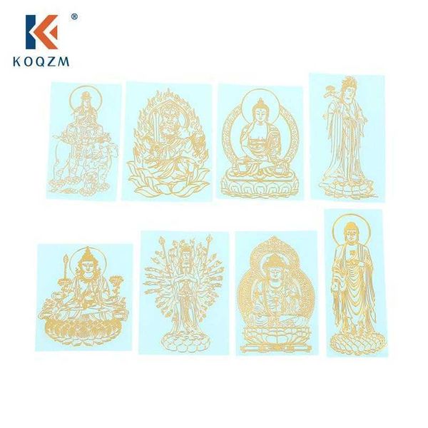 Autocollant en métal bouddha de Thaïlande pour cacher leurs visages et Nana, pour voiture, téléphone portable, ordinateur portable, tablette, skateboard