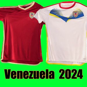Thaïlande qualité copa 2024 maillots de football Venezuela 2024 maison rouge kits de football blancs maillots de football de l'équipe nationale de football ensembles pour hommes et enfants