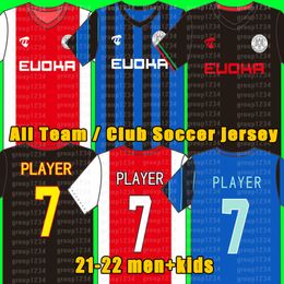 Thaïlande Top Qualité 21 22 Toute Team Football Chemises 2021 2022 Chemises de football Custom Logo Nom du lecteur Numéro Jersey de football 63