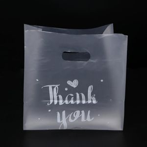 Dank u Plastic Gift Wrap Tas Doekopslag met Handvat Party Bruiloft Candy Cake Wikkeltassen RH1844
