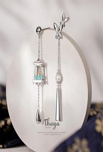 Thaya Vrouwen Oorbel Zilveren Naalden Kwasten Groene Lantaarn Eardrop Prachtige S Dangle Voor Luxe Fijne Sieraden 2106164432202