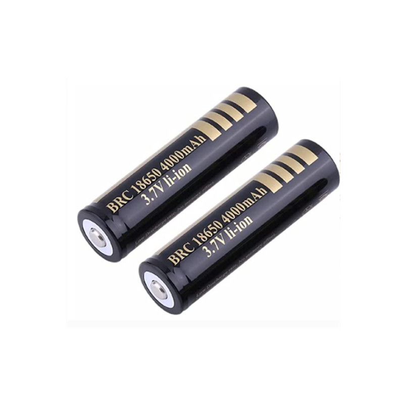Högkvalitativ 18650 4000mAh 3.7V Platt huvud /spetsigt litiumbatteri kan användas för elektroniska produkter såsom ljus ficklampa.