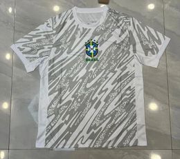 Het 2024 Europees Kampioenschap voetbalshirt van het nationale team van Brazilië P.COUTINHO thuis- en uit heren kinderset P COUTINHO T.SILVA PELE voetbalshirt uniform