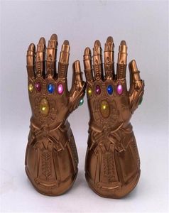 Les 4 GLANTS GLANTS THANOS GLANTES COSPLAY PROP LED GLANTS PVC Infinity Gauntlet Halloween Party SY3M6841641