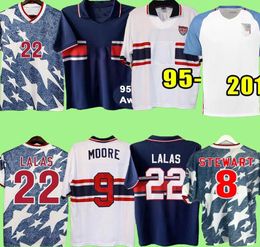 The 94 95 97 2016 2013 USA voetbalshirt retro voetbalshirts Lalas Sorber Perez Balboa Stewart Wegerle Moore Classic Shirt
