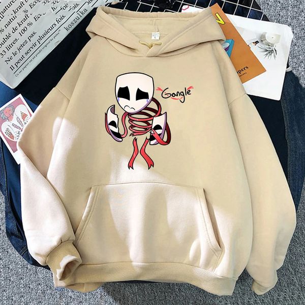 L'incroyable Digital Circus Gangle Sweat à capuche Femmes Harajuku Esthétique Kawaii Sweats à capuche Unisexe Mignon Vintage Pulls Sweatshirts Corée 240313