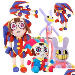 The Amazing Digital Circus P Toy Leuke Cartoon Clown Zachte gevulde pop Grappig meisje Verjaardag Kerstcadeau Drop Delivery Dhkfx