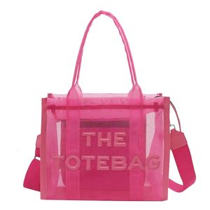 Bolso de lujo de la bolsa para mujeres bolsos de lujo de lujo de compras Pinks transparente de la playa de la playa de la playa de la playa
