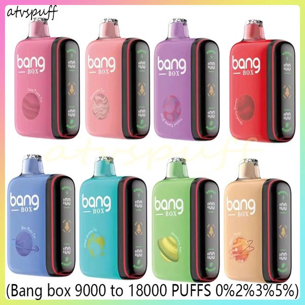 La Bang box 9000 à 18000 PUFFS est une option sans souci pour les amateurs de cigarettes électroniques en déplacement et est conçue pour plus de commodité.Il suffit de le sortir de l'emballage, de prendre une bouffée,