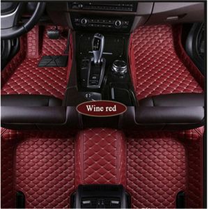 De Bentley Continental Mulsanne Speeding Bentayga Car Floor Mat Waterdichte Pad Lederen Materiaal is geurloos en niet-toxici