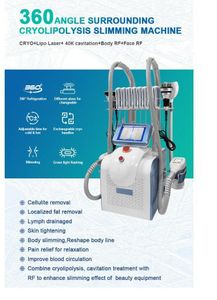 La meilleure machine de cryolipolyse congelant les graisses 360 cryocriolipolise abodomen amincissant l'équipement de congélation des graisses anti-celluite double retrait du menton