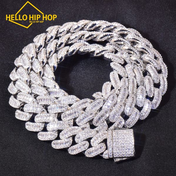La chaîne cubaine de bijoux hip-hop pour hommes et femmes le plus vendu de 12 mm T carré.