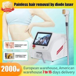 De best verkochte diodelaser 2000W RF-laser 3-golflengte Ice Platinum Portable Hair Remover 755 808 1064 NM