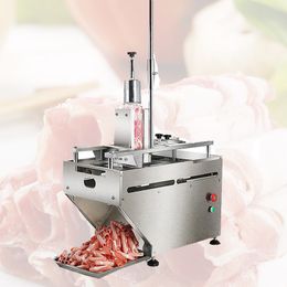 De beste kleine commerciële restaurant mini draagbare automatische zacht vlees snijden plakjes machine tot snijmachine kubus dobbelstenen