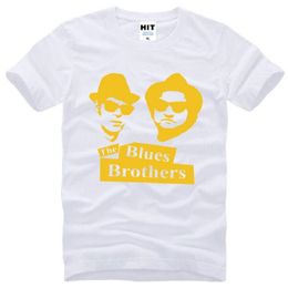 The Blues Brothers Jake en Elwood Gedrukt T-shirt Mannen Zomer Katoen O-hals Korte Mouw Heren T-shirt Movie Muziek Mannen Tee Shirt