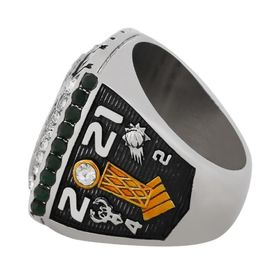 The Bucks 2021 Wereldkampioenen Team Basketbal Kampioenschap Ring Sport souvenir Fan Promotiecadeau hele225d