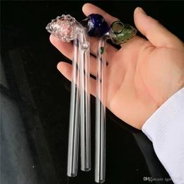 De kleur van aardbei potkop groothandel glazen bongs olie brander glazen pijpen water rigs roken