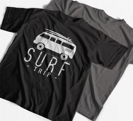 The Coolmind 100 Coton Surf Trip Summer Loose Men T-shirt Casual Short Short Mens Tshirt mâle Oneck Tshirt Tee-Shirts 2204001416