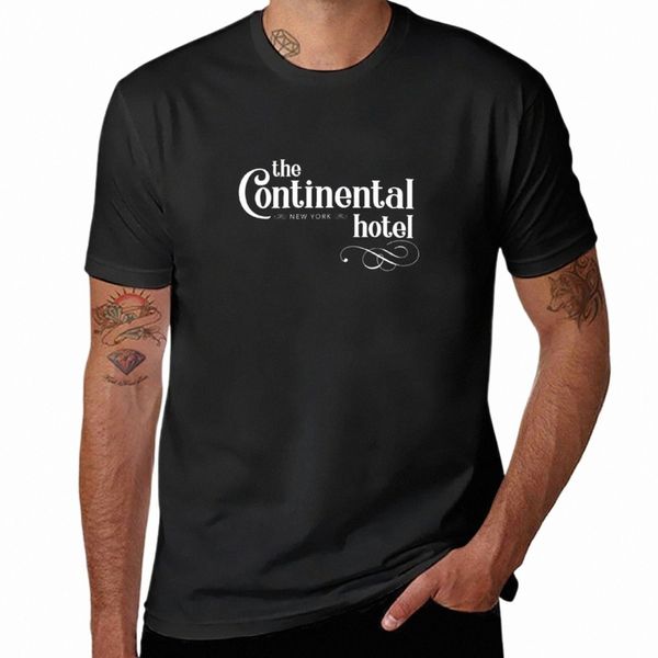 The Ctinental Hotel - Camiseta de Nueva York para fanáticos de los deportes, gráficos, ropa bonita, camisetas negras para hombres I03U #