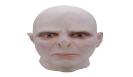 De Dark Lord Voldemort Masker Helm Cosplay Masque Boss Latex Horrible Enge Maskers Terrorizer Halloween Masker Kostuum Prop197P6473382