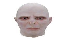 The Dark Lord Voldemort Mask Helmet Cosplay Masque Boss Latex vreselijke enge maskers Terrorizer Halloween Mask Costume Prop197p2213905