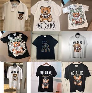 Designers Hommes Femmes T-shirts T-shirts Lettre de mode Impression à manches courtes Lady Tees Luxurys Vêtements décontractés Tops T-shirt Moschino