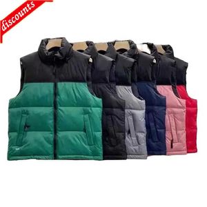 Le designer Gilet Mens North Vests Top Heat Face Down Vest Washing Design For Man Bodywarmer Puffir Veste femme Outwear Fashion Winter sans manches XVXZ 7GK1