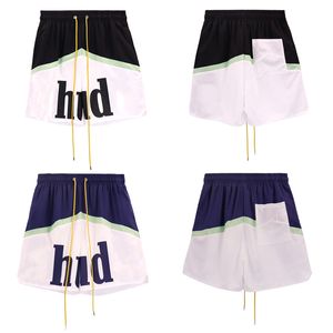 La nouvelle version correcte du designer de RH High Street American fashion lettre contraste couleur dessiner corde rétro quart pantalon basket-ball sport pantalonS-XL