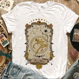 Tshirt de carte de tarot personnalisée Destiny, chemise de couleurs de confort esthétique vintage, tee-shirt de palmier de Fortune Teller, mystical ad meriora