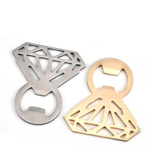 The Diamond Ring Shape Bottle Opener Diamond Rvs Bierfles Opener Holle Ring Opener Creative Keukengereedschap