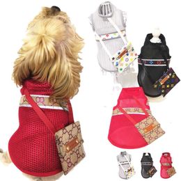 La ropa para perros Angelamy verano transpirable malla perro protector solar presbicia bolsa pet clothing195i