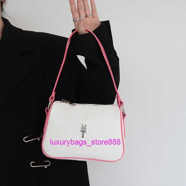 la fábrica vende un 90% de descuento en bolsos eaply Small Dark Punk Wind Crow Armpit Bag Women New Dign icken Piece Sword Shoulder