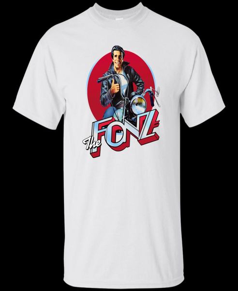 The Fonz Fonzie Happy Days Cool Retro TV Show Télévision Comédie T-shirt Harajuku Tops Classic Classic Unique T-shirt5346883