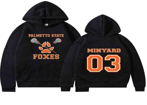 The Foxhole Court Palmetto State Foxes Sudaderas con capucha para hombre El equipo Exy de la Universidad Stick Ball Sudadera con capucha Sudaderas masculinas Ropa deportiva7845694