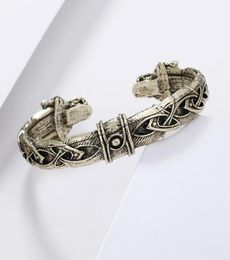 De grote fenrir handgemaakte armband viking mode -sieraden voor mannen dames sci88 bedel armbanden8346771