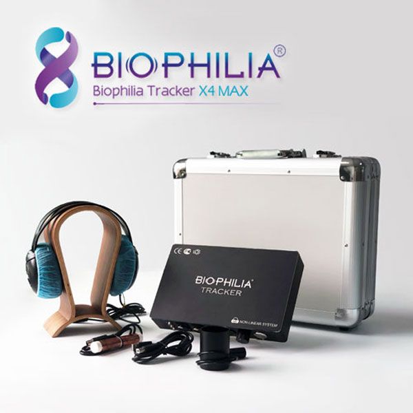 The Health Gadgets Biophilia Tracker X4 MAX 4D Scanner Machine d'analyse de biorésonance - Fonction de physiothérapie de guérison Aura Chakra