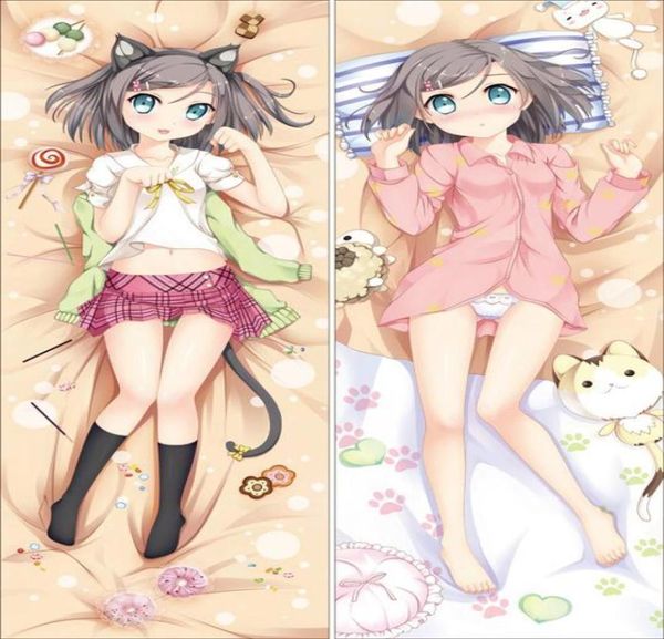Le Prince Hentai et le couverture de taies d'oreiller pour le corps de Cat Stony Cat Tricol