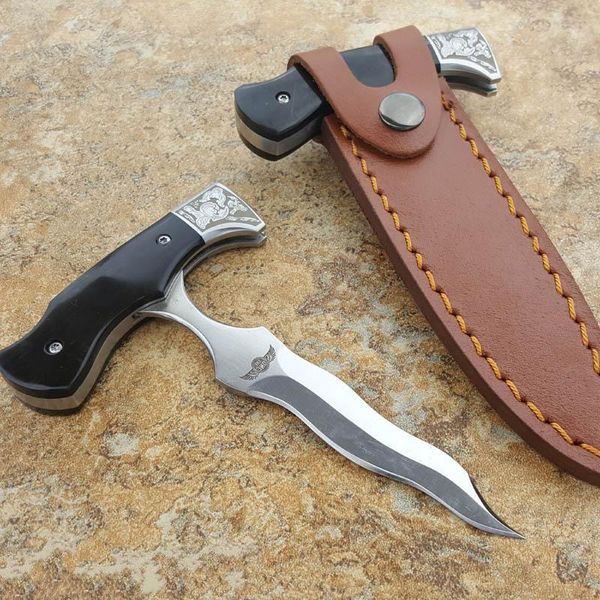 El cuchillo al aire libre de alta calidad Bone One Ajustable Plegable 5 Mango Back Pocket Modelos de empuje Herramienta de corte Fftwm