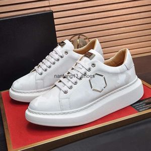 Schuhe Plein – baskets en cuir Original à lacets pour hommes, chaussures de la plus haute qualité, semelle surdimensionnée, Style 20, chaussures décontractées imprimées