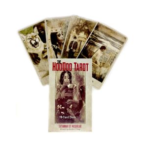 The Hoodoo Tarot Cards Mystical Guidance Deck Divination Entertainment Party Jeu de société Prend en charge la vente en gros de 78 feuilles / boîte