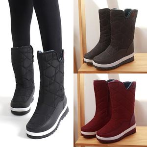 The in Boots – chaussures plates imperméables et antidérapantes pour femmes, cuissardes hautes à la mode, pour 2023 636 Waterpro, 316