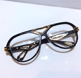 The Jack I Gold Men Eyewear Car Popular Optics Glass Oval Frame supérieur Quantité extérieure UV400 Lunettes de soleil de mode est livrée avec un paquet SE6764821