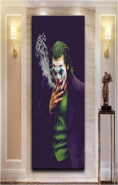 The Joker Wall Art Canvas Painting Wall Pictures Pictures Chaplin Joker Movie Poster For Home Decor Nordic Style Paint
