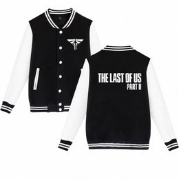The Last of Us Part 2 Varsity Baseball Bomber Jacket Hommes Femmes Hip Hop Harajuku Vestes Garçons Filles Manteaux amples à simple boutonnage l0eZ #